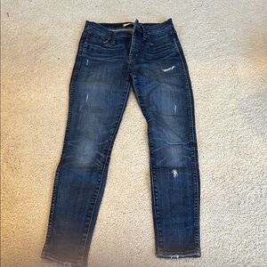 Madewell Dark Blue Skinny Jeans